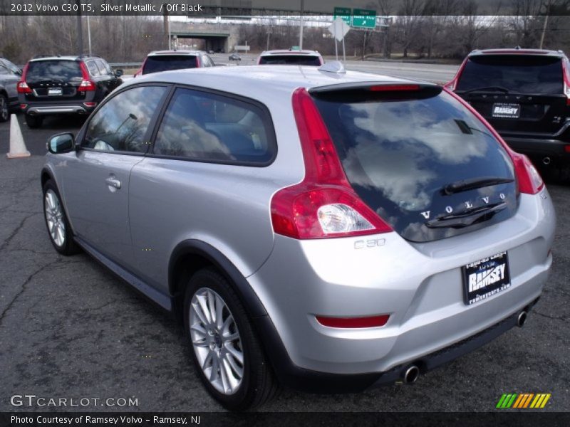 Silver Metallic / Off Black 2012 Volvo C30 T5