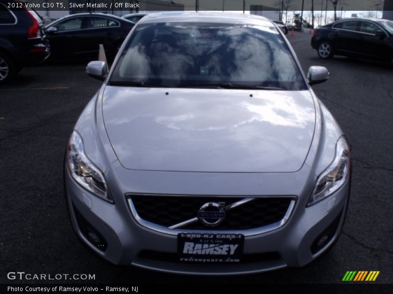 Silver Metallic / Off Black 2012 Volvo C30 T5