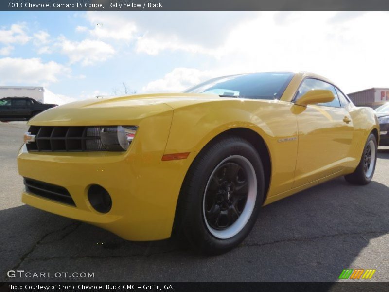 Rally Yellow / Black 2013 Chevrolet Camaro LS Coupe
