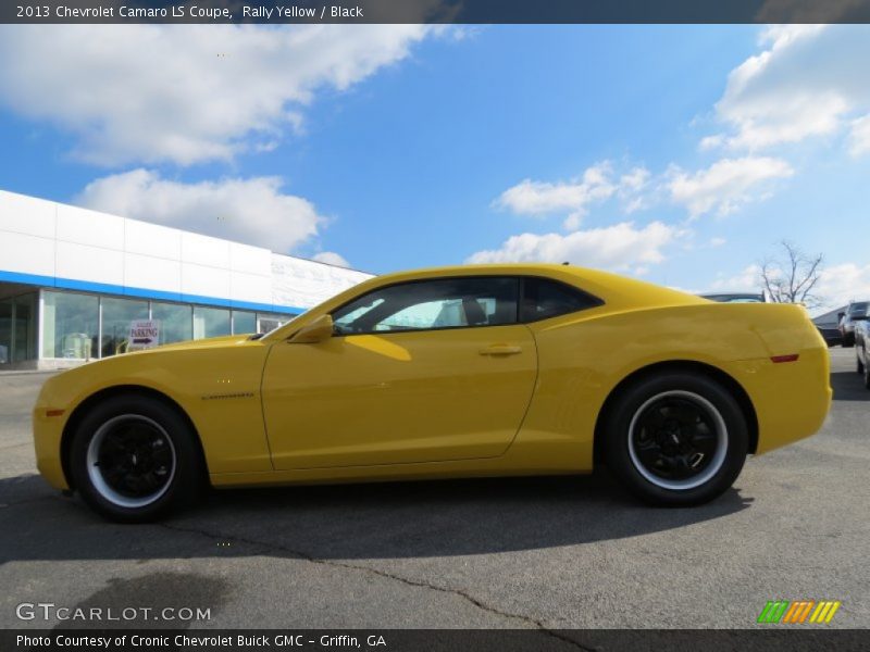 Rally Yellow / Black 2013 Chevrolet Camaro LS Coupe