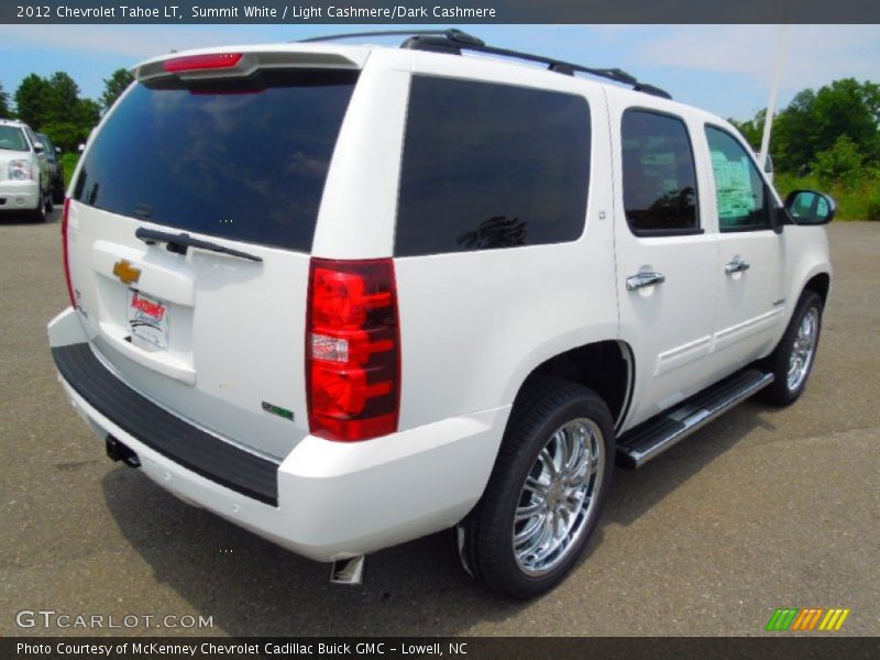 Summit White / Light Cashmere/Dark Cashmere 2012 Chevrolet Tahoe LT