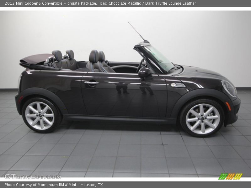 Iced Chocolate Metallic / Dark Truffle Lounge Leather 2013 Mini Cooper S Convertible Highgate Package