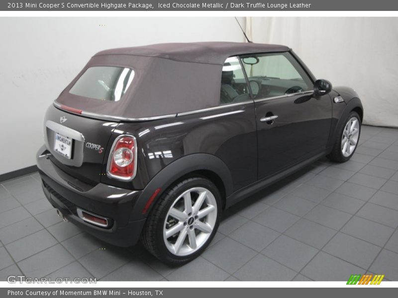 Iced Chocolate Metallic / Dark Truffle Lounge Leather 2013 Mini Cooper S Convertible Highgate Package