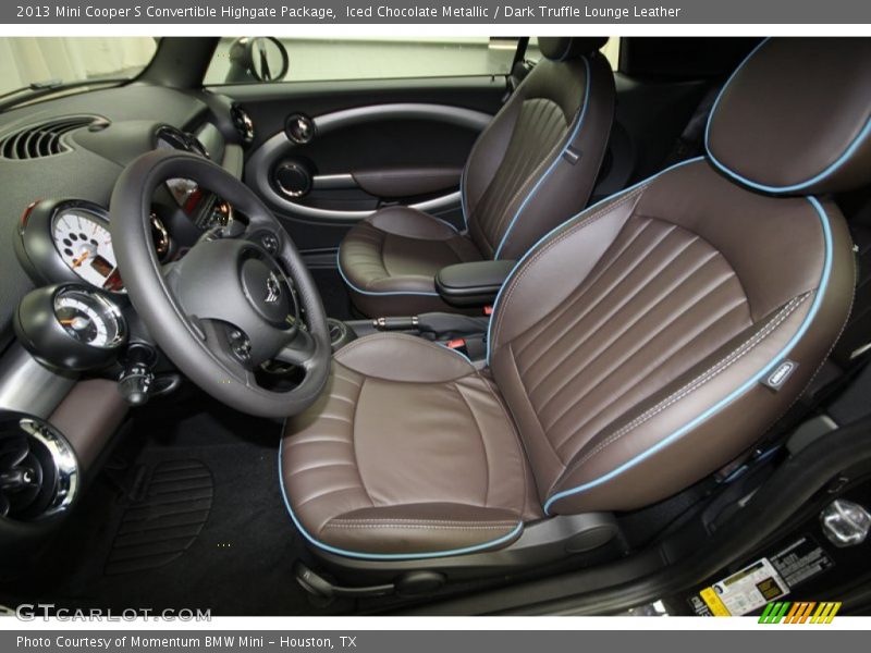 Iced Chocolate Metallic / Dark Truffle Lounge Leather 2013 Mini Cooper S Convertible Highgate Package