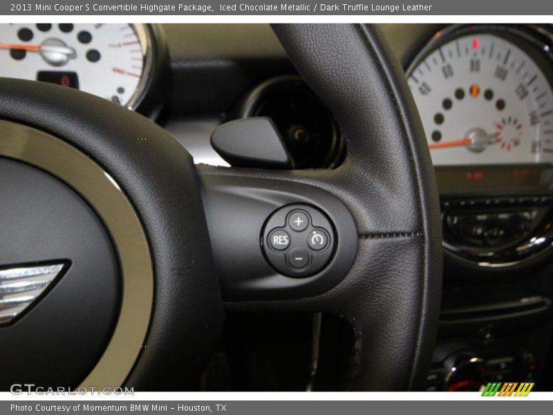 Iced Chocolate Metallic / Dark Truffle Lounge Leather 2013 Mini Cooper S Convertible Highgate Package