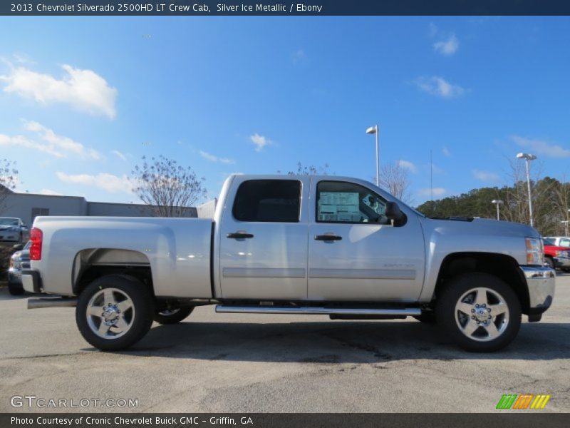 Silver Ice Metallic / Ebony 2013 Chevrolet Silverado 2500HD LT Crew Cab