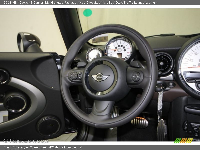 Iced Chocolate Metallic / Dark Truffle Lounge Leather 2013 Mini Cooper S Convertible Highgate Package