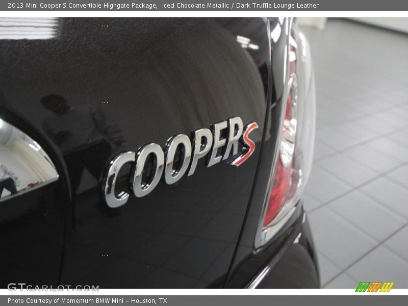 Iced Chocolate Metallic / Dark Truffle Lounge Leather 2013 Mini Cooper S Convertible Highgate Package