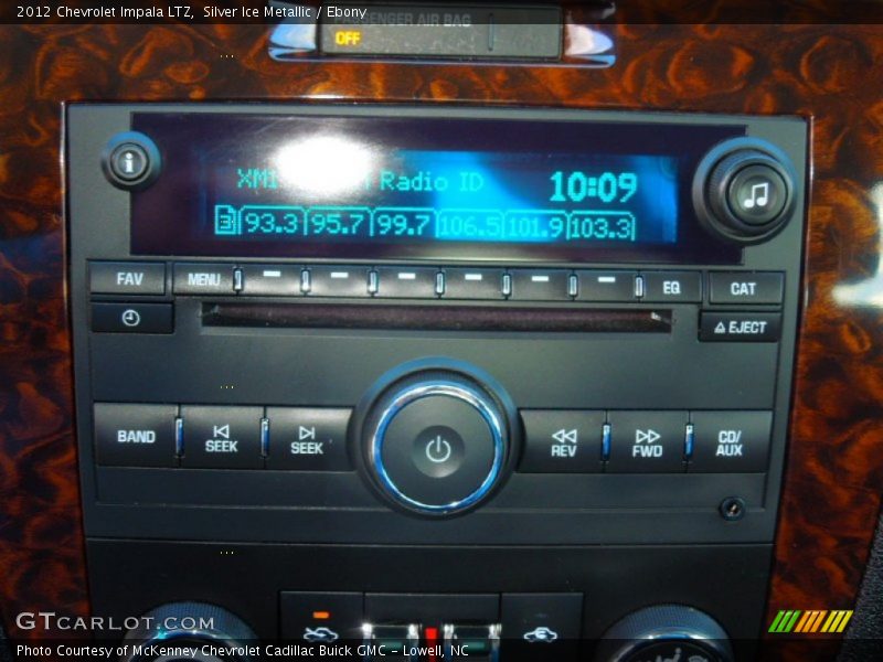 Silver Ice Metallic / Ebony 2012 Chevrolet Impala LTZ