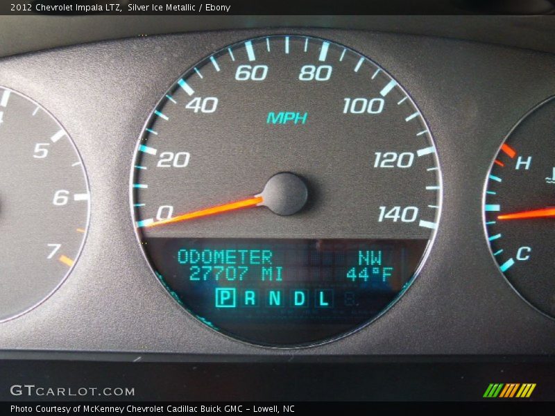 Silver Ice Metallic / Ebony 2012 Chevrolet Impala LTZ