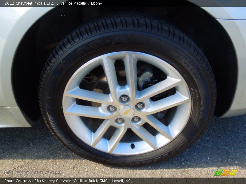 Silver Ice Metallic / Ebony 2012 Chevrolet Impala LTZ