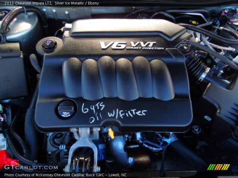 Silver Ice Metallic / Ebony 2012 Chevrolet Impala LTZ