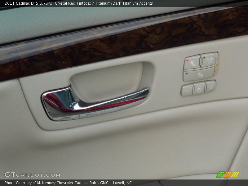 Crystal Red Tintcoat / Titanium/Dark Titanium Accents 2011 Cadillac DTS Luxury