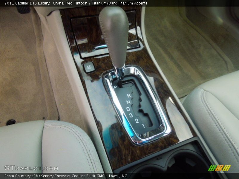 Crystal Red Tintcoat / Titanium/Dark Titanium Accents 2011 Cadillac DTS Luxury