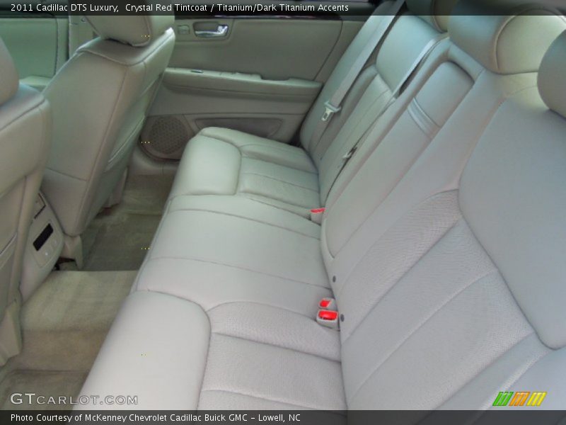 Crystal Red Tintcoat / Titanium/Dark Titanium Accents 2011 Cadillac DTS Luxury