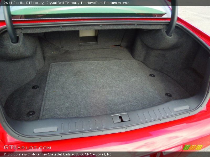 Crystal Red Tintcoat / Titanium/Dark Titanium Accents 2011 Cadillac DTS Luxury