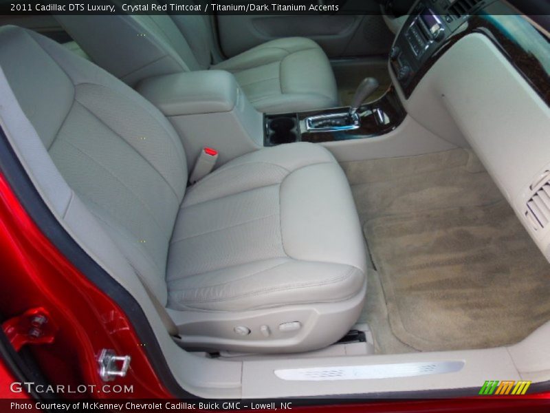 Crystal Red Tintcoat / Titanium/Dark Titanium Accents 2011 Cadillac DTS Luxury