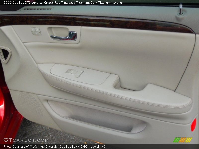 Crystal Red Tintcoat / Titanium/Dark Titanium Accents 2011 Cadillac DTS Luxury