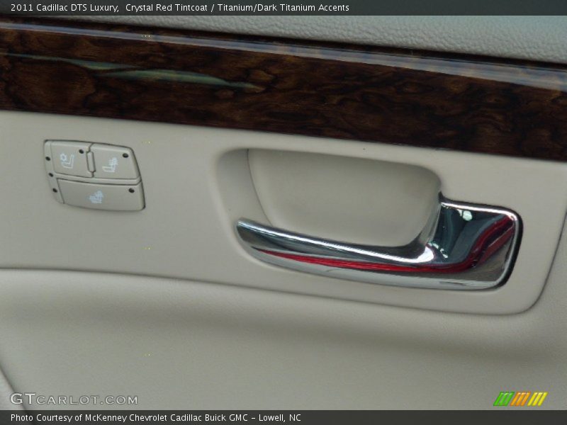 Crystal Red Tintcoat / Titanium/Dark Titanium Accents 2011 Cadillac DTS Luxury