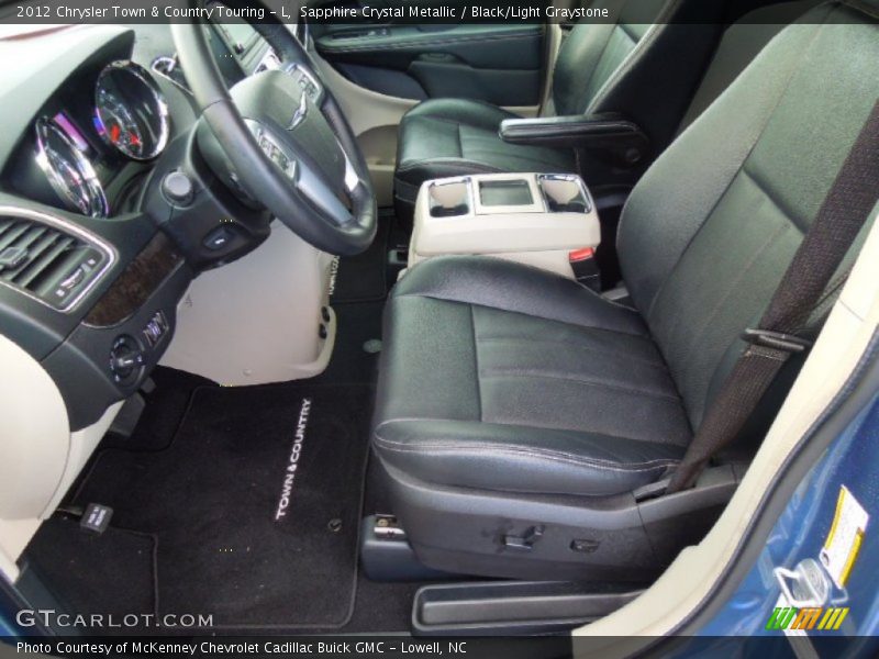  2012 Town & Country Touring - L Black/Light Graystone Interior