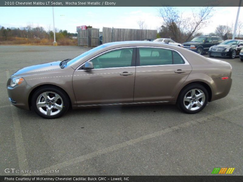 Mocha Steel Metallic / Ebony 2010 Chevrolet Malibu LT Sedan