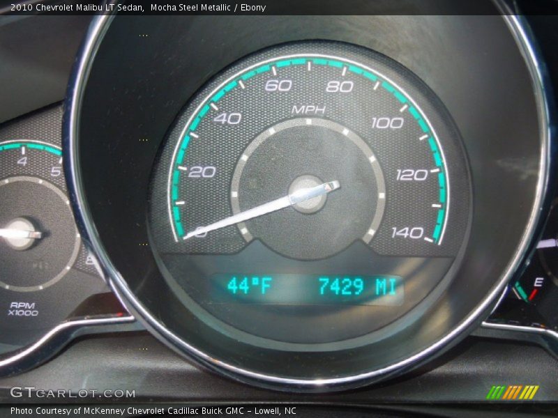 Mocha Steel Metallic / Ebony 2010 Chevrolet Malibu LT Sedan