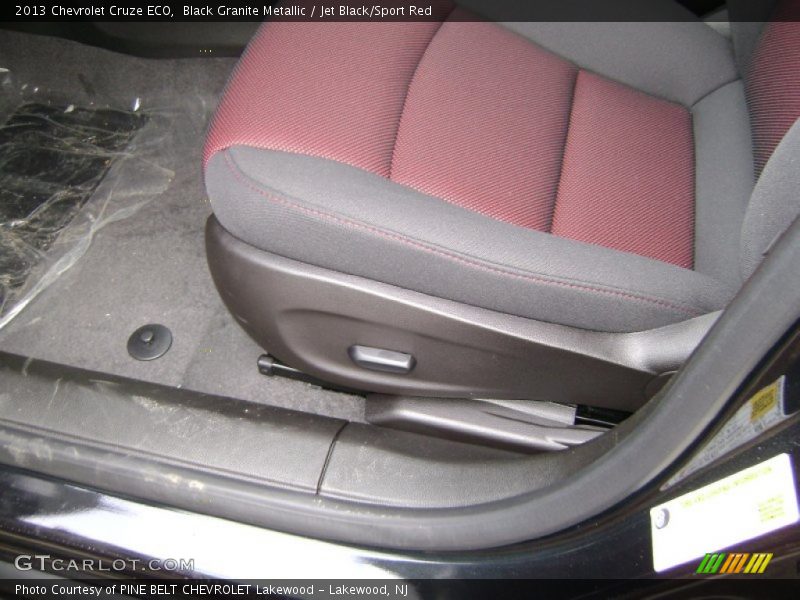 Black Granite Metallic / Jet Black/Sport Red 2013 Chevrolet Cruze ECO