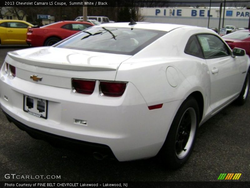 Summit White / Black 2013 Chevrolet Camaro LS Coupe