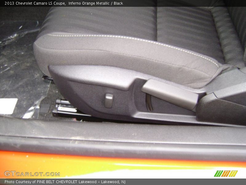 Inferno Orange Metallic / Black 2013 Chevrolet Camaro LS Coupe