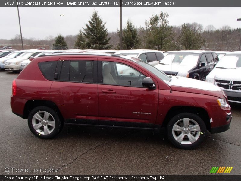  2013 Compass Latitude 4x4 Deep Cherry Red Crystal Pearl