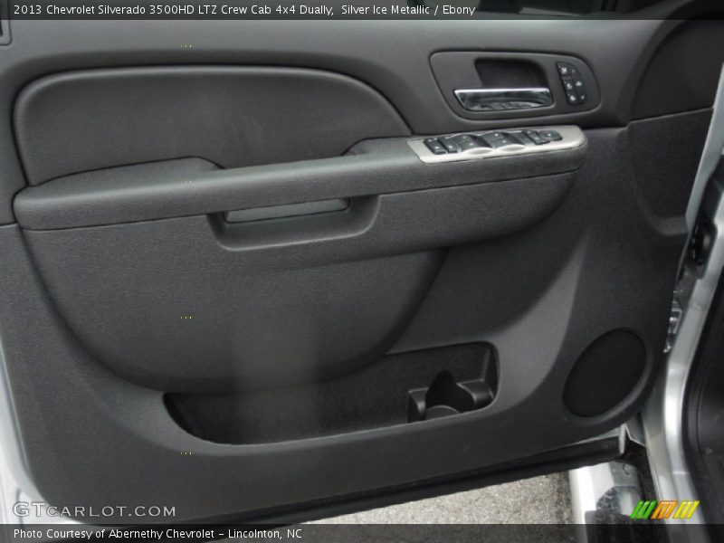 Silver Ice Metallic / Ebony 2013 Chevrolet Silverado 3500HD LTZ Crew Cab 4x4 Dually