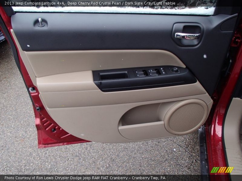 Deep Cherry Red Crystal Pearl / Dark Slate Gray/Light Pebble 2013 Jeep Compass Latitude 4x4