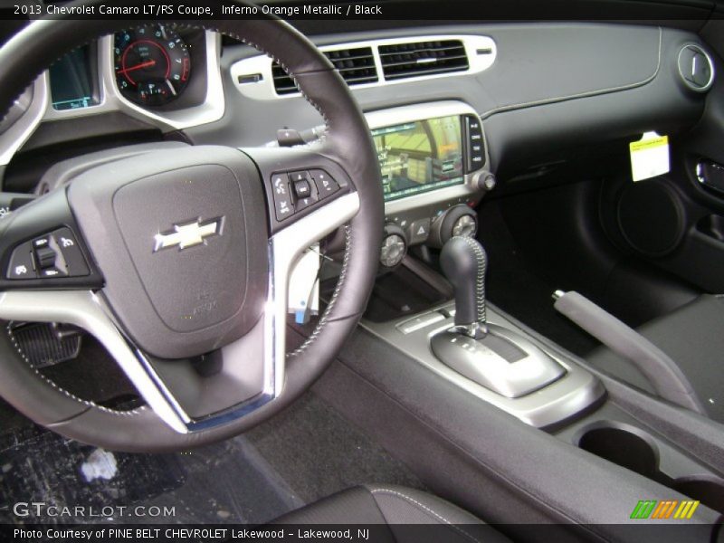 Inferno Orange Metallic / Black 2013 Chevrolet Camaro LT/RS Coupe