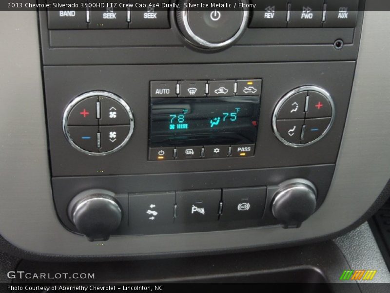 Silver Ice Metallic / Ebony 2013 Chevrolet Silverado 3500HD LTZ Crew Cab 4x4 Dually