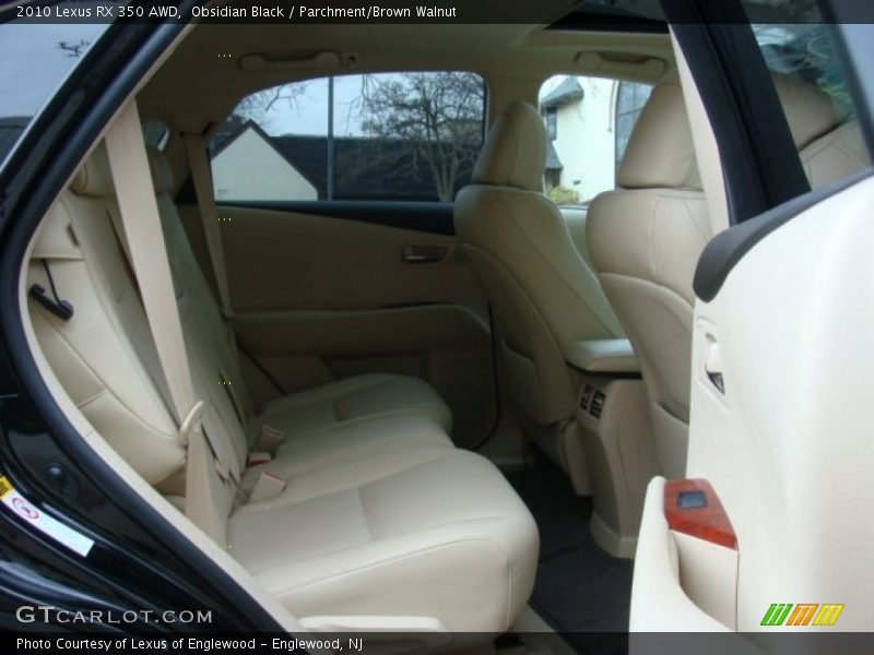 Obsidian Black / Parchment/Brown Walnut 2010 Lexus RX 350 AWD