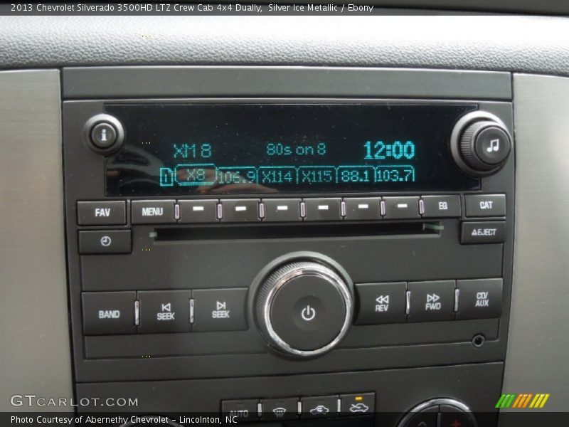 Silver Ice Metallic / Ebony 2013 Chevrolet Silverado 3500HD LTZ Crew Cab 4x4 Dually