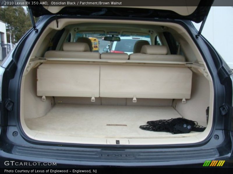 Obsidian Black / Parchment/Brown Walnut 2010 Lexus RX 350 AWD