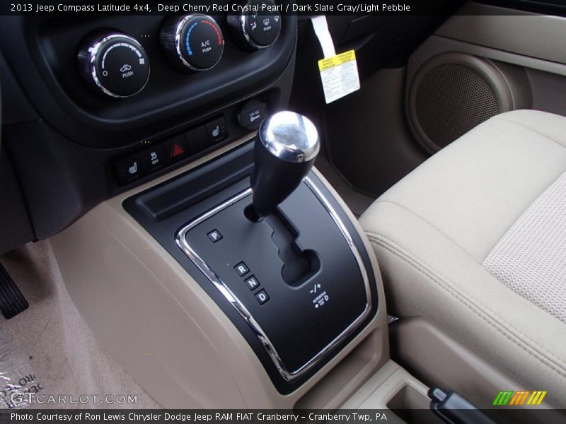 Deep Cherry Red Crystal Pearl / Dark Slate Gray/Light Pebble 2013 Jeep Compass Latitude 4x4