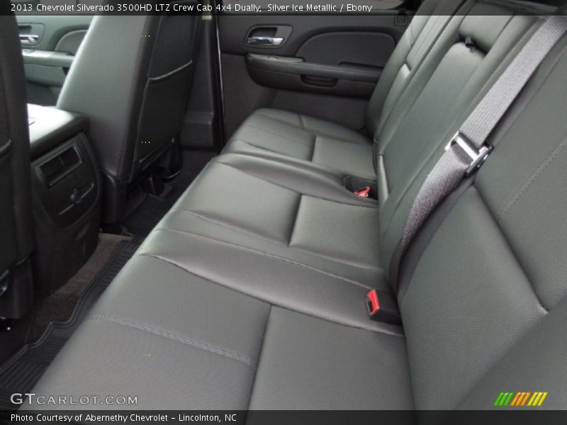 Silver Ice Metallic / Ebony 2013 Chevrolet Silverado 3500HD LTZ Crew Cab 4x4 Dually
