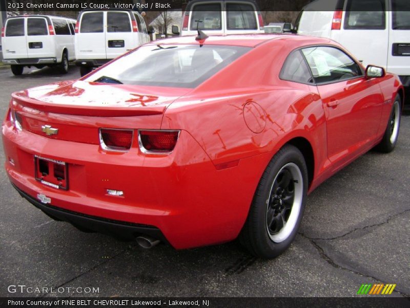 Victory Red / Black 2013 Chevrolet Camaro LS Coupe