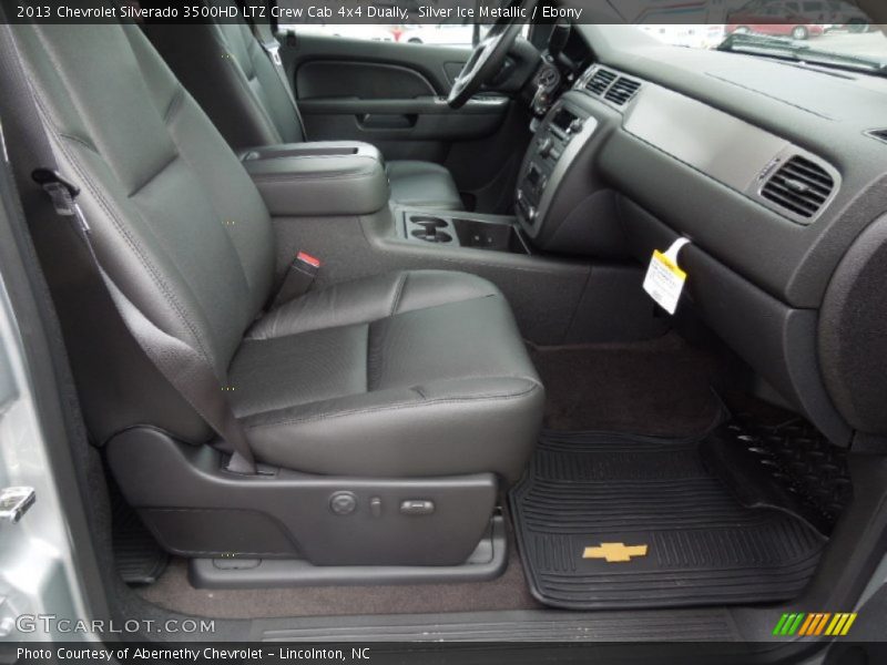 Silver Ice Metallic / Ebony 2013 Chevrolet Silverado 3500HD LTZ Crew Cab 4x4 Dually