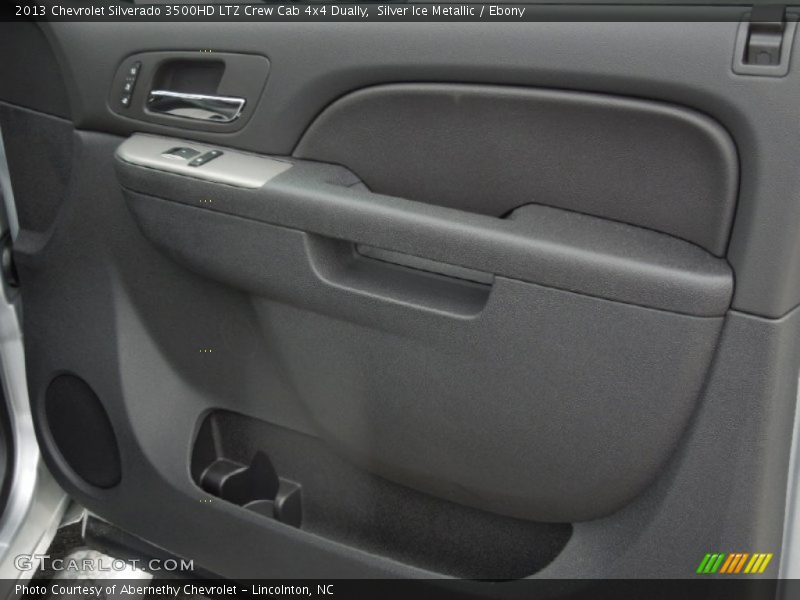 Silver Ice Metallic / Ebony 2013 Chevrolet Silverado 3500HD LTZ Crew Cab 4x4 Dually