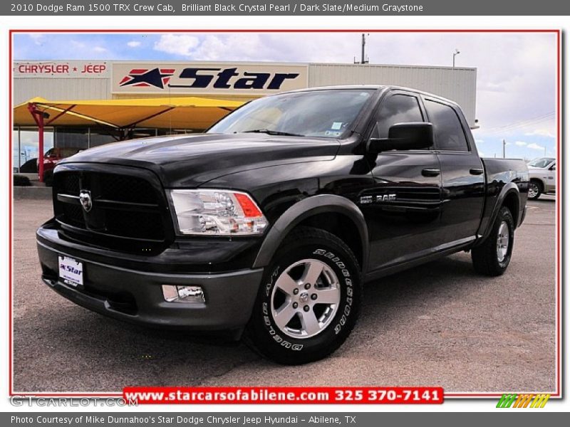 Brilliant Black Crystal Pearl / Dark Slate/Medium Graystone 2010 Dodge Ram 1500 TRX Crew Cab