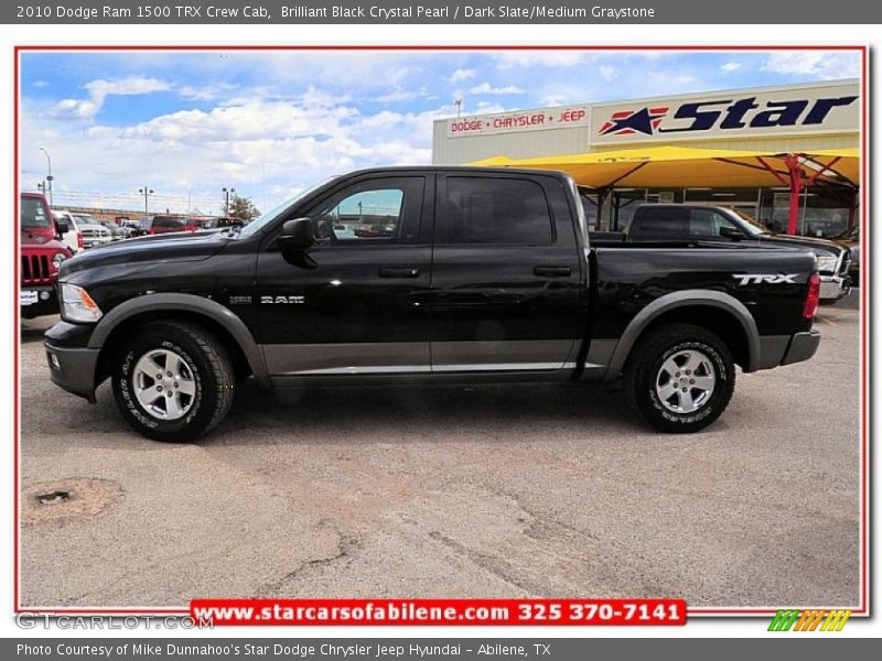 Brilliant Black Crystal Pearl / Dark Slate/Medium Graystone 2010 Dodge Ram 1500 TRX Crew Cab