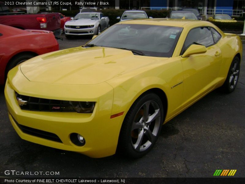 Rally Yellow / Black 2013 Chevrolet Camaro LT/RS Coupe