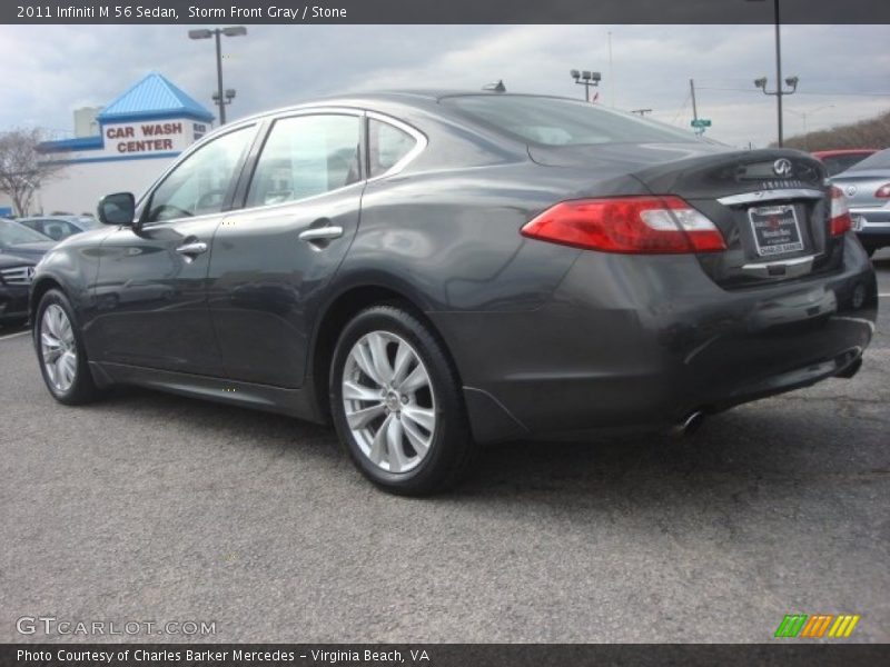 Storm Front Gray / Stone 2011 Infiniti M 56 Sedan