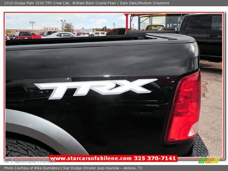 Brilliant Black Crystal Pearl / Dark Slate/Medium Graystone 2010 Dodge Ram 1500 TRX Crew Cab