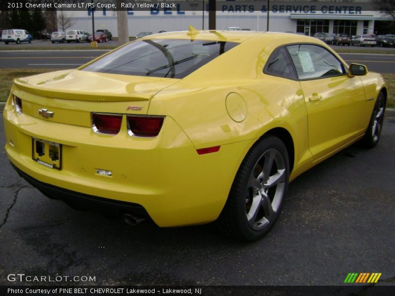 Rally Yellow / Black 2013 Chevrolet Camaro LT/RS Coupe