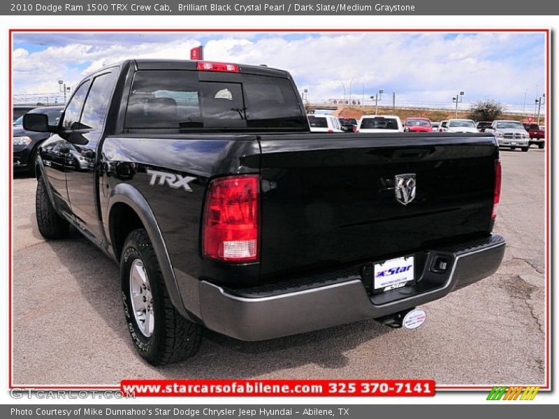 Brilliant Black Crystal Pearl / Dark Slate/Medium Graystone 2010 Dodge Ram 1500 TRX Crew Cab
