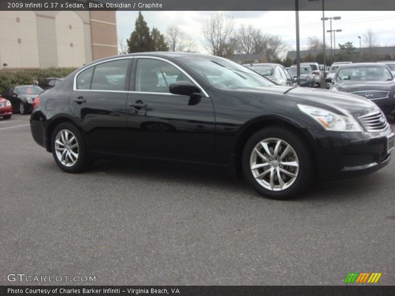 Black Obsidian / Graphite 2009 Infiniti G 37 x Sedan